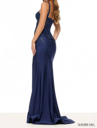 Sherri Hill - Fitted Hot Fix Gown