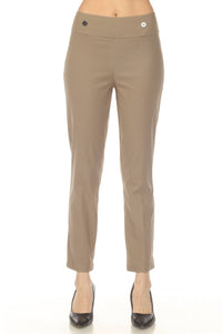 Joseph Ribkoff - Pull On Slim Straight Ankle Pants
