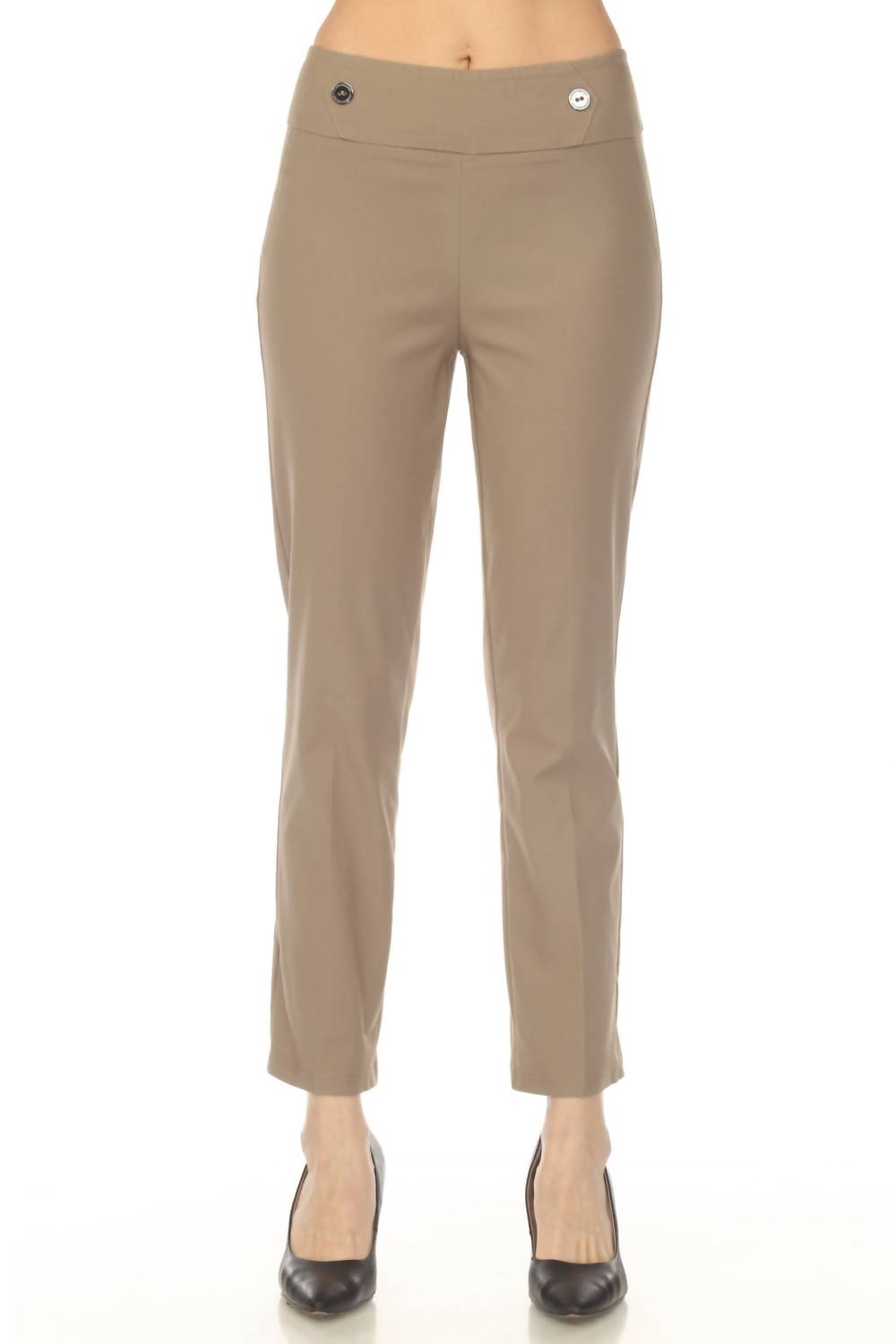 Joseph Ribkoff - Pull On Slim Straight Ankle Pants