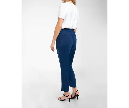 Naked Zebra - Long Slim Leg Slit Front Tapered Pants