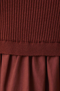 Le Lis - Maren Tiered Mock-neck Midi Dress