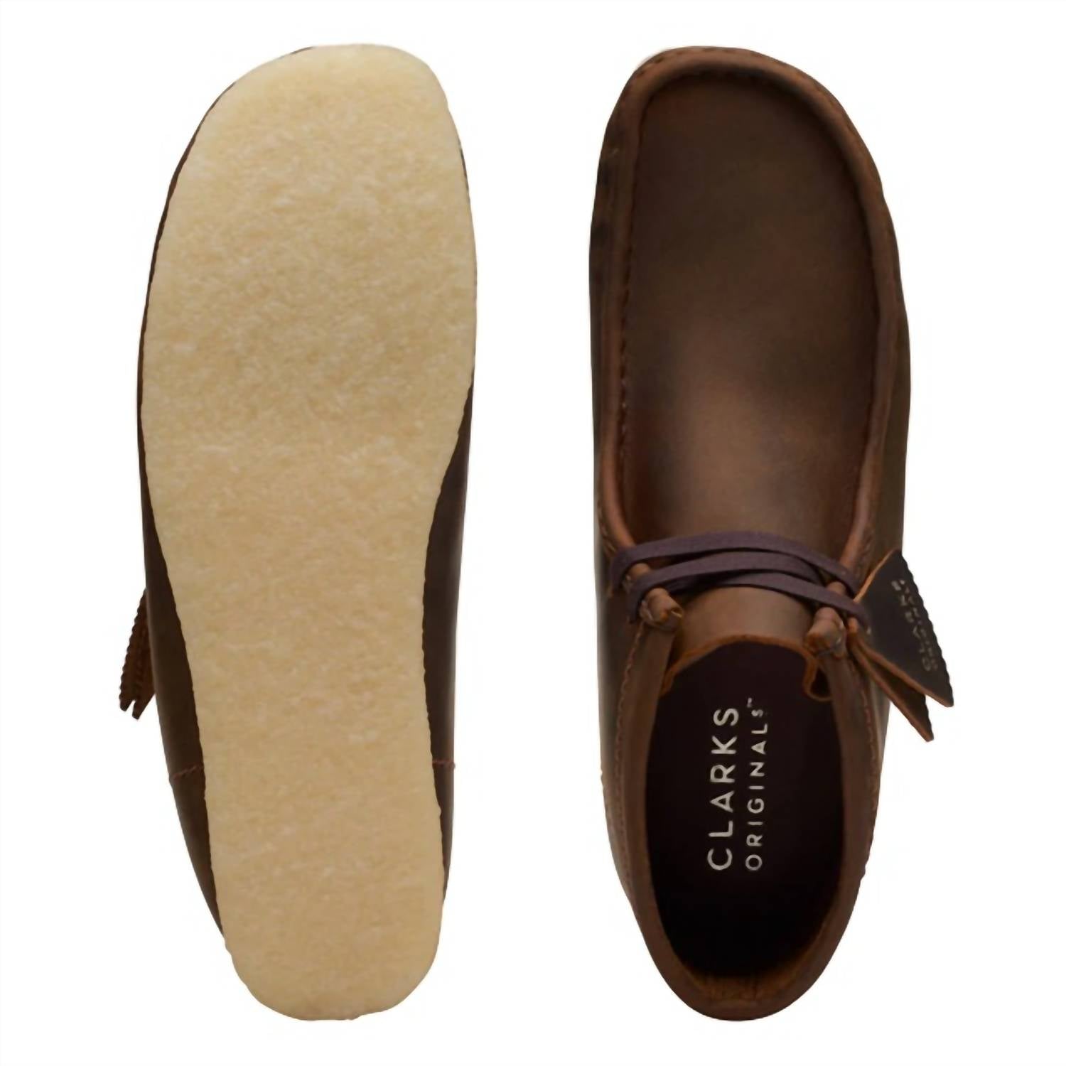 Clarks Men's Wallabee Boot in beeswax - men's boots - view 4