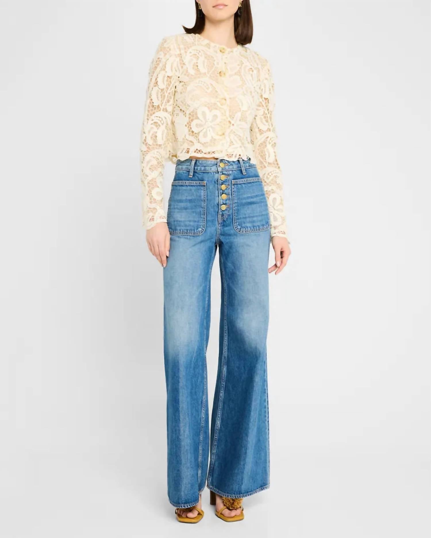 Ulla Johnson - Caris Floral Lace Embroidered Jacket