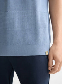 Scotch & Soda - Knitted Tonal Striped Regular Polo