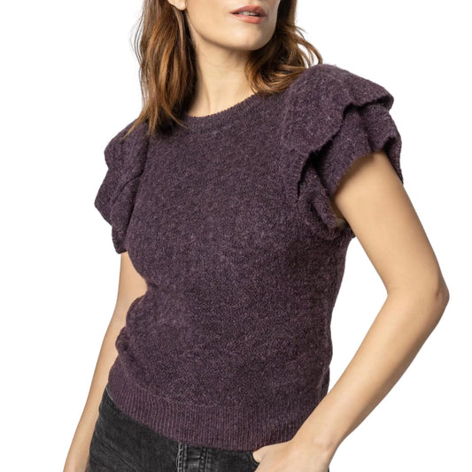 Lilla P - RUFFLE SHELL SWEATER