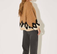 Maiami - Alpaca Mix Intarsia Bomber Cardigan