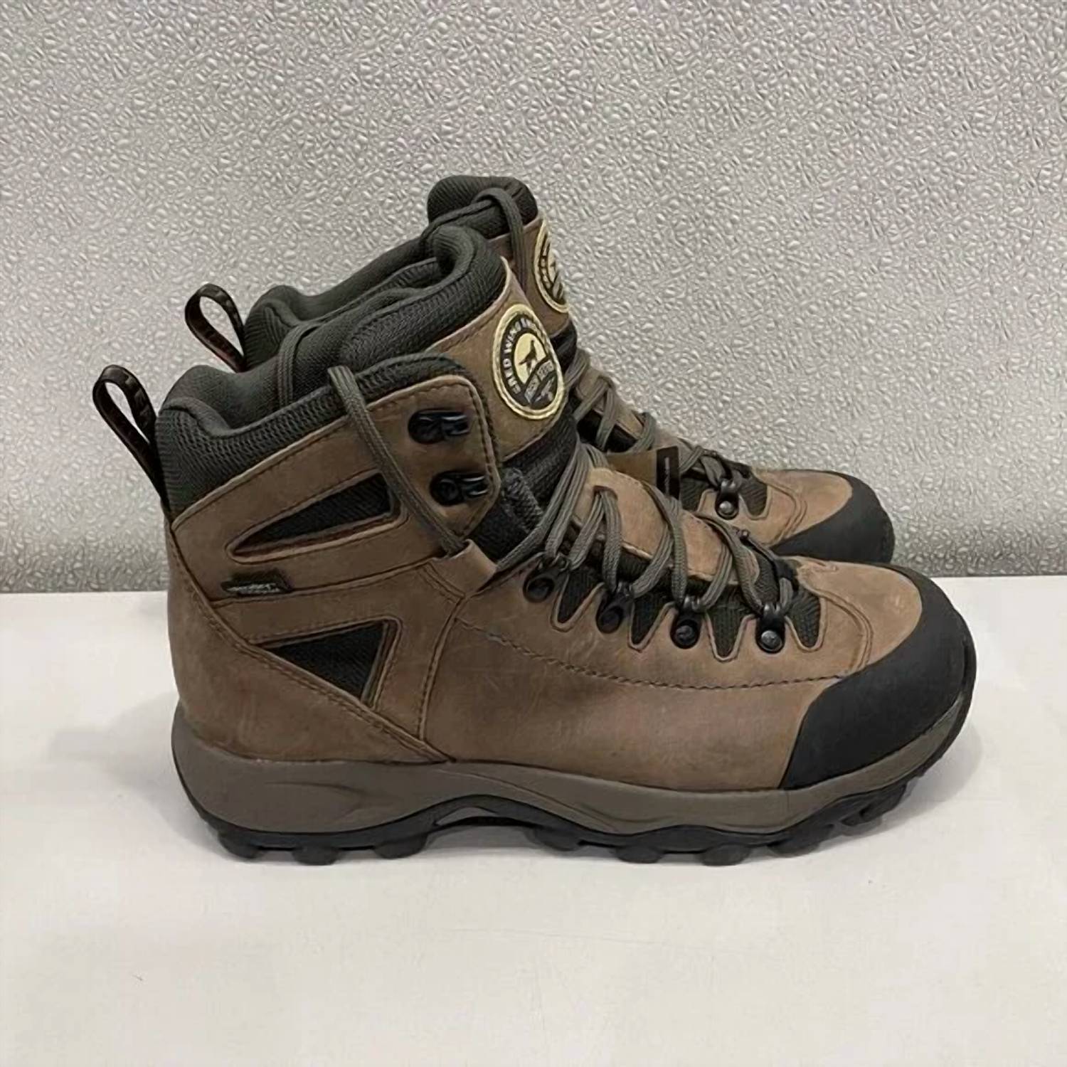Irish Setter Boots Men's Red Wing Truhiker 6" Waterproof Safety Toe Boots in brown - men's boots - detail view