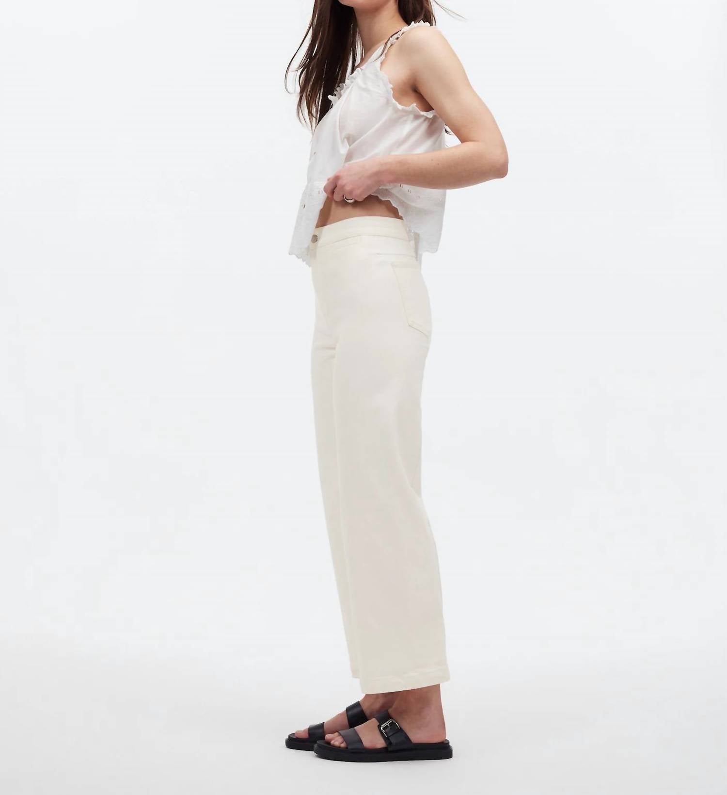 Madewell - Emmett Wide-leg Crop Jean: Welt Pocket Edition - Tall