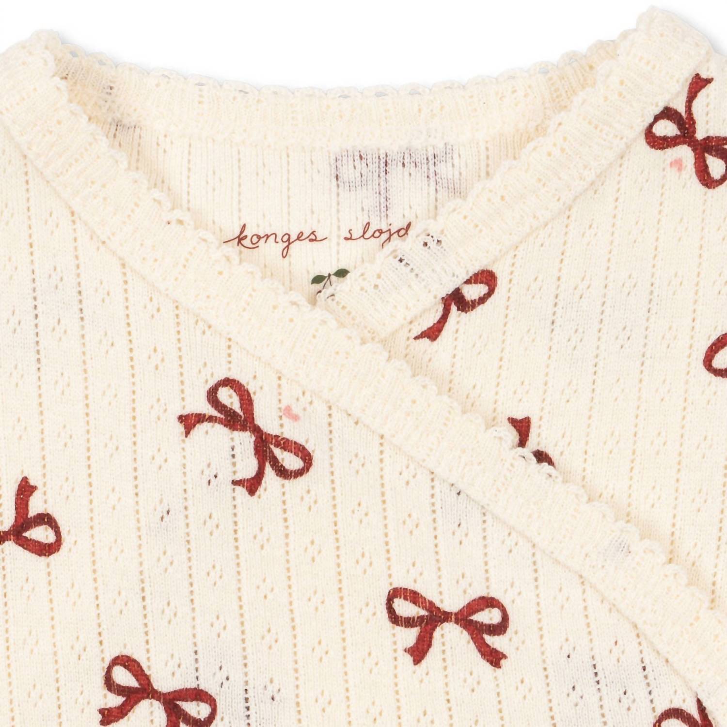 Konges Sløjd - Kid's Bow Rouge Bodysuit