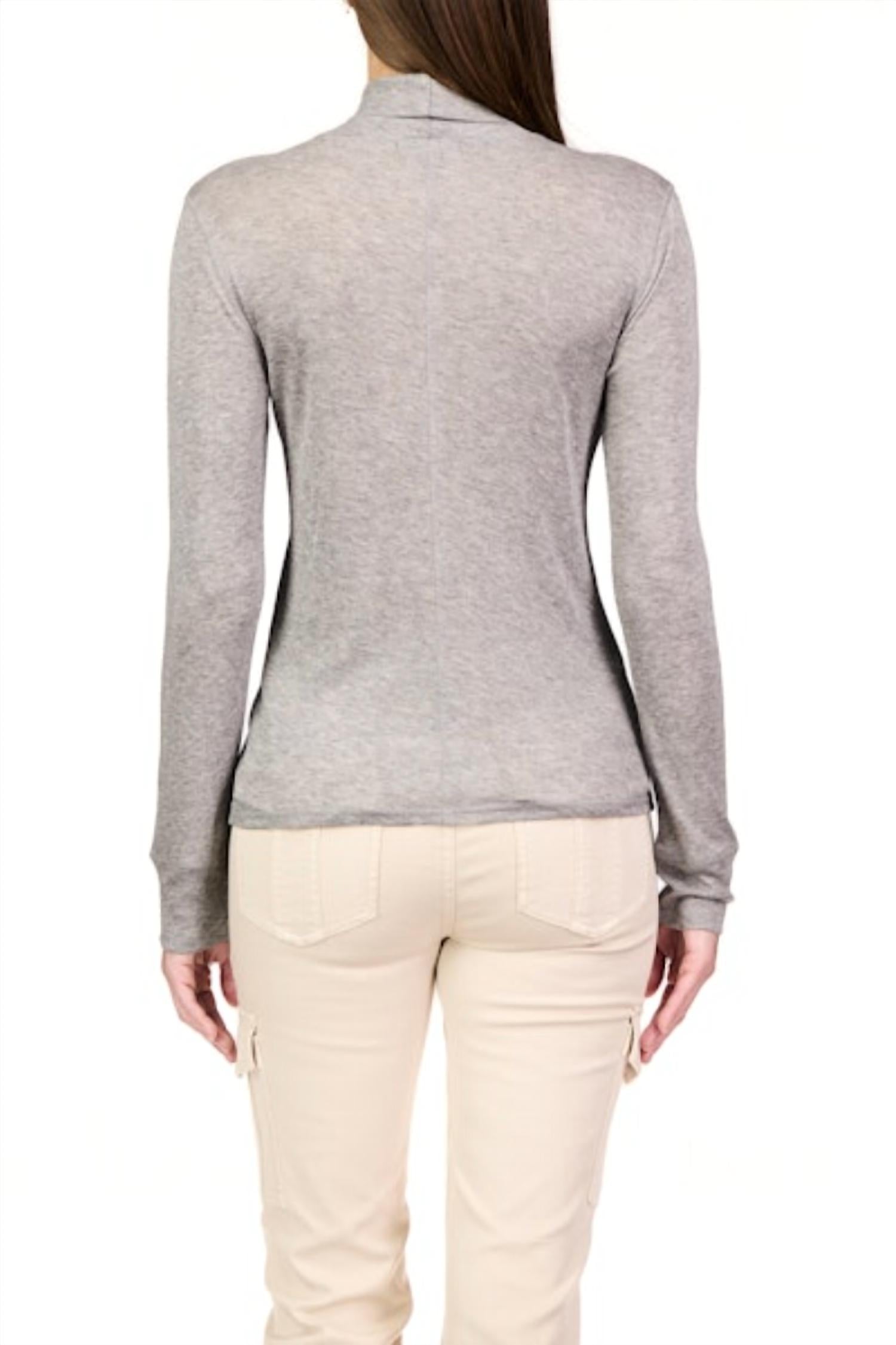 Sanctuary - Exposed Seam Knit Mock Neck Sweater