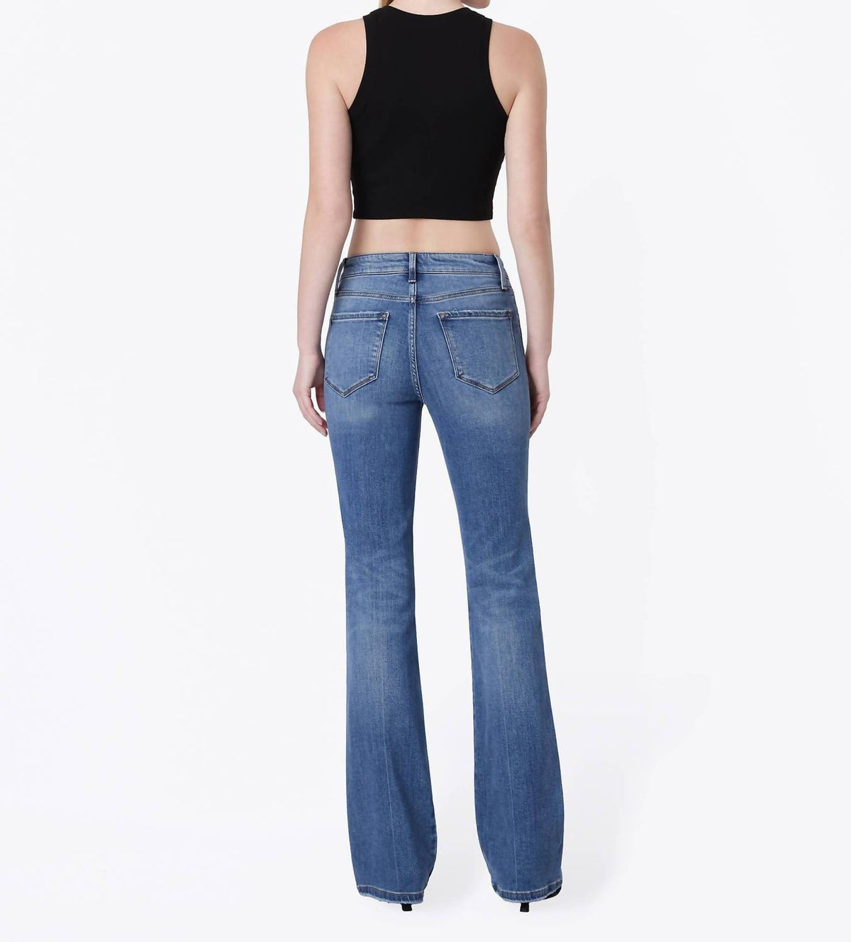 Flying Monkey - High Rise Full Length Bootcut Jeans
