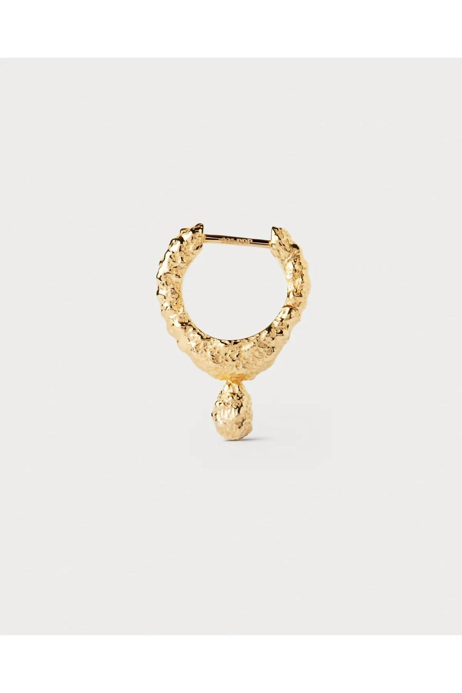 Pdpaola - Women's Lava Single Hoop Earring