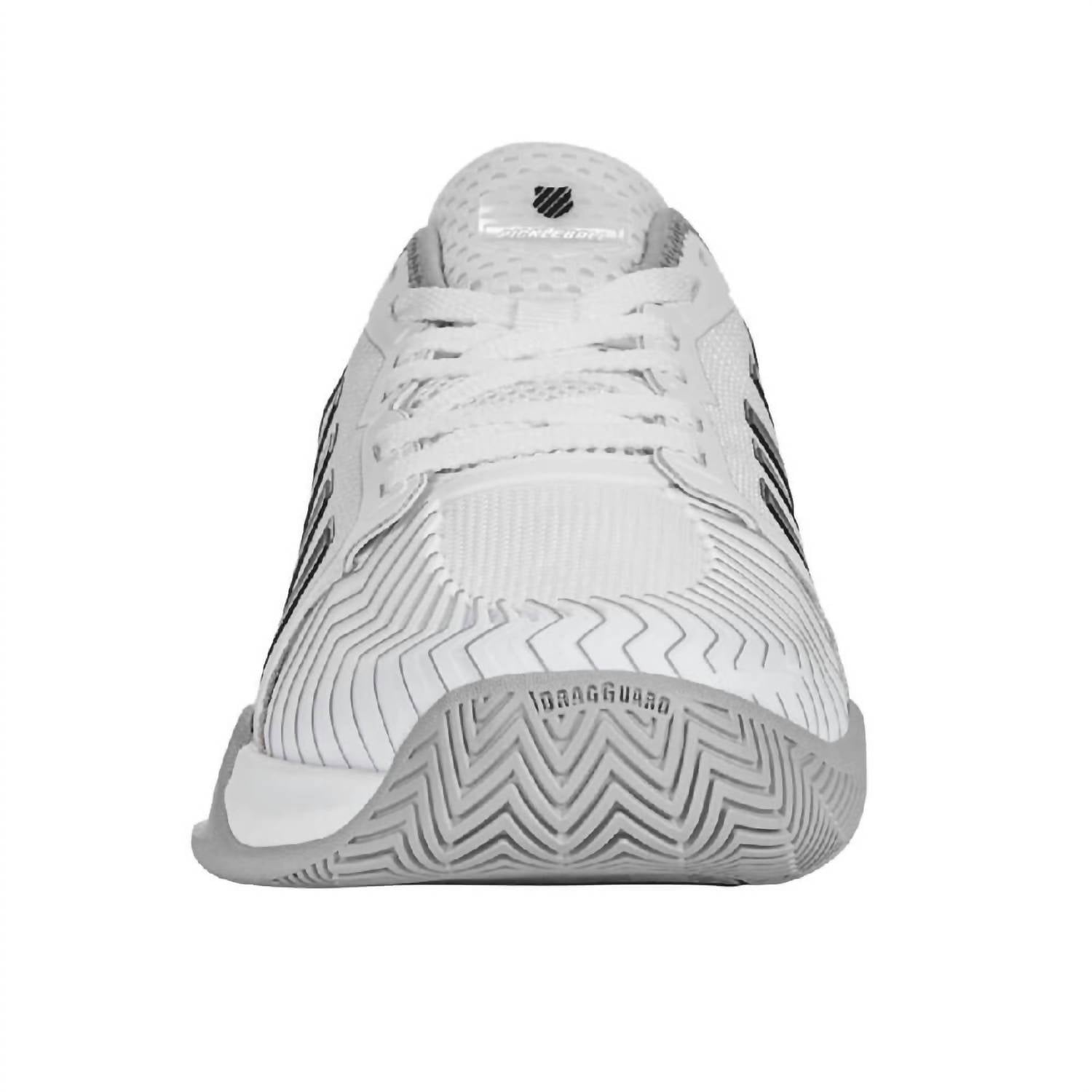 K-Swiss Men's Pickleball Supreme Athletic Shoes in white high rise black - men's shoe - alternate view