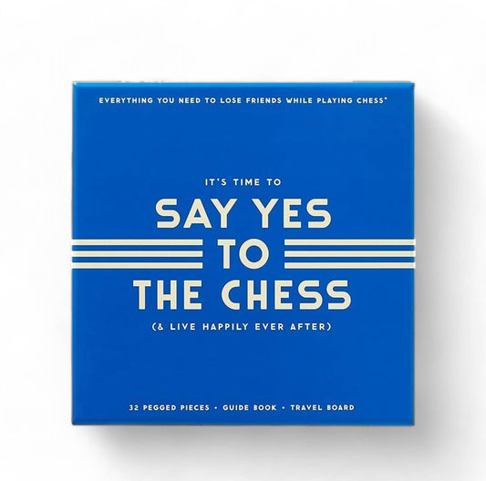 Chronicle Books - SAY YES TO THE CHESS GAME SET