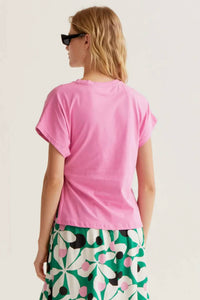 Compania Fantastica - Side Twist Short Sleeve Tee Shirt Top