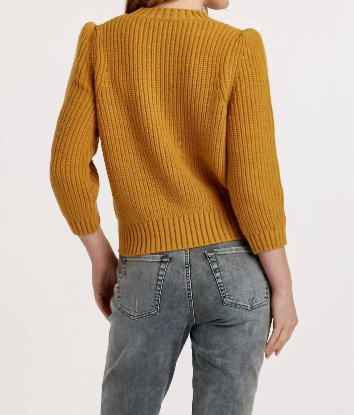 Another Love - Priya Cable Knit Crew Sweater