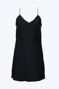 FLORENT SILK-TWILL SLIP MINI DRESS