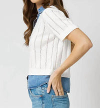 Central Park West - Kendall Tencel Twofer Blouse