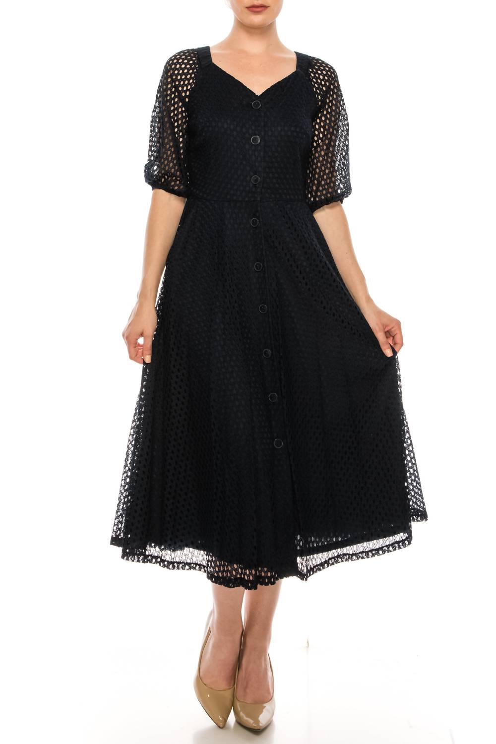 Maison Tara - Eyelet Dress