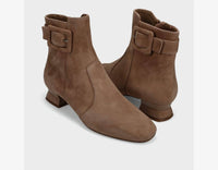 VANELi Women's Pierot Ankle Boot in military suede - women's shoe - detail view