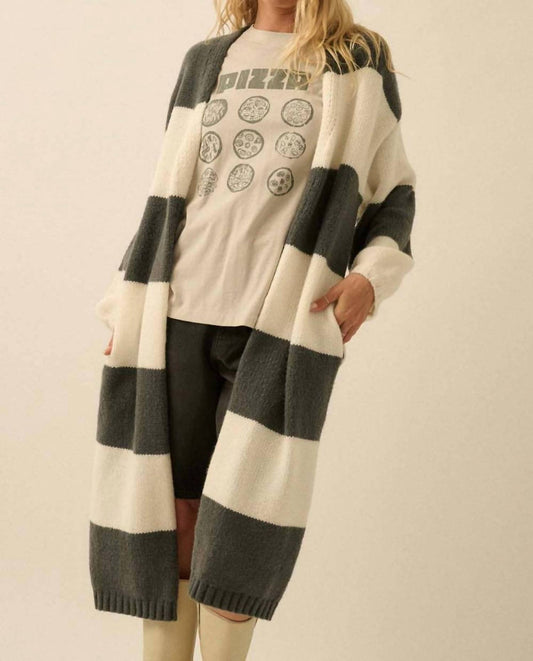 Sky To Moon - The Weekend Striped Cardigan