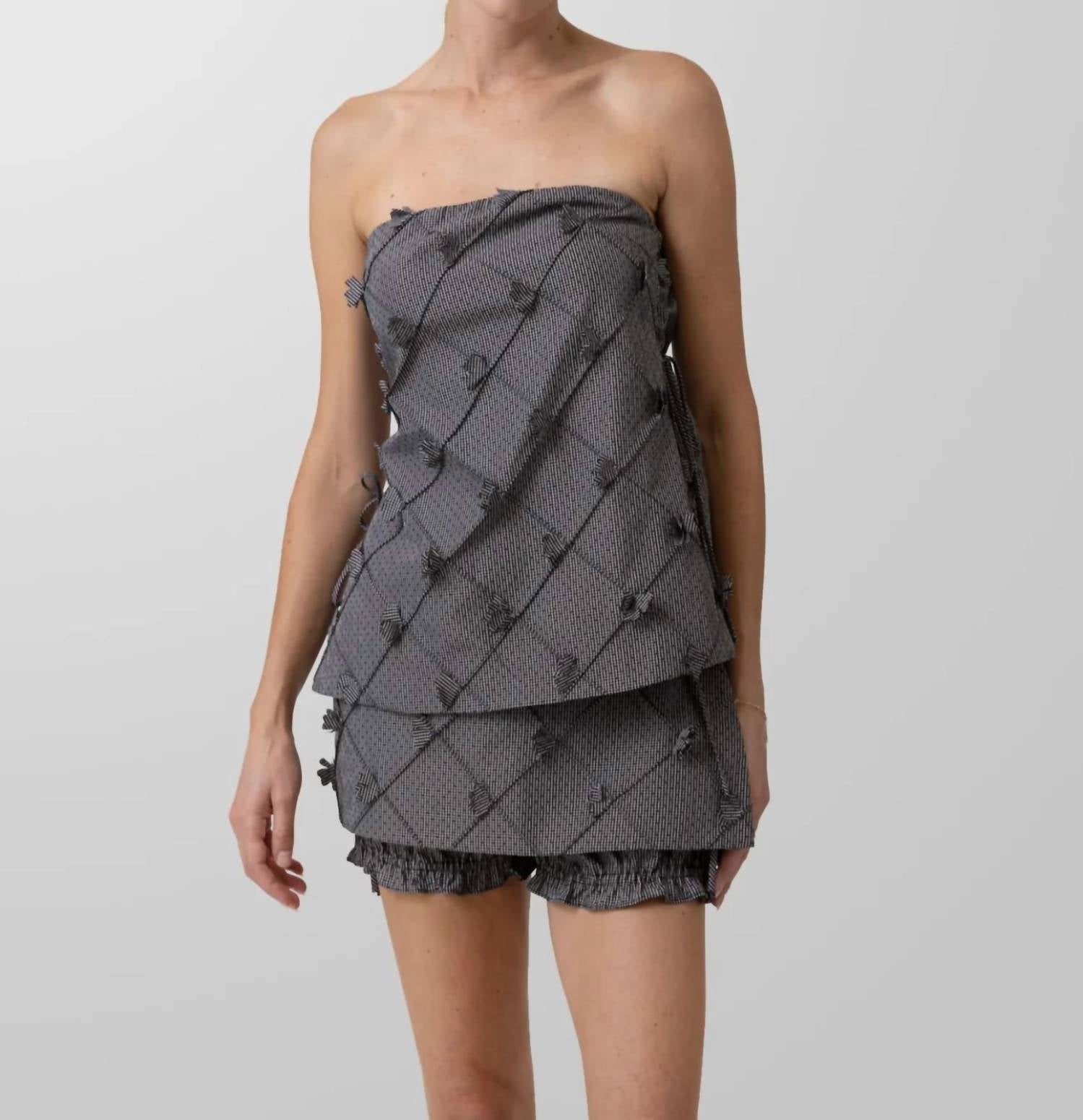 Line And Dot - Thora Strapless Top