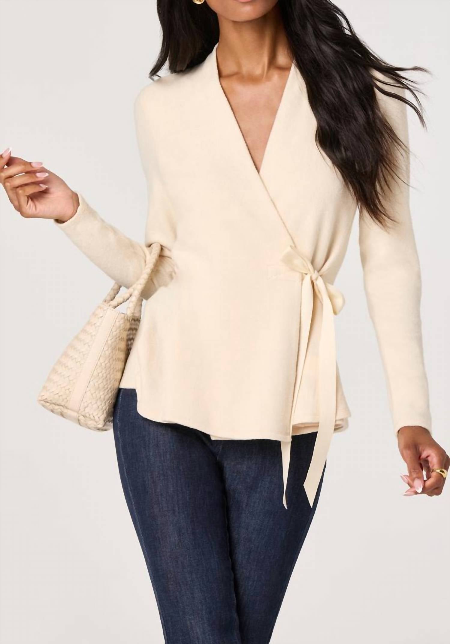 Astr - Dayna Wrap Top