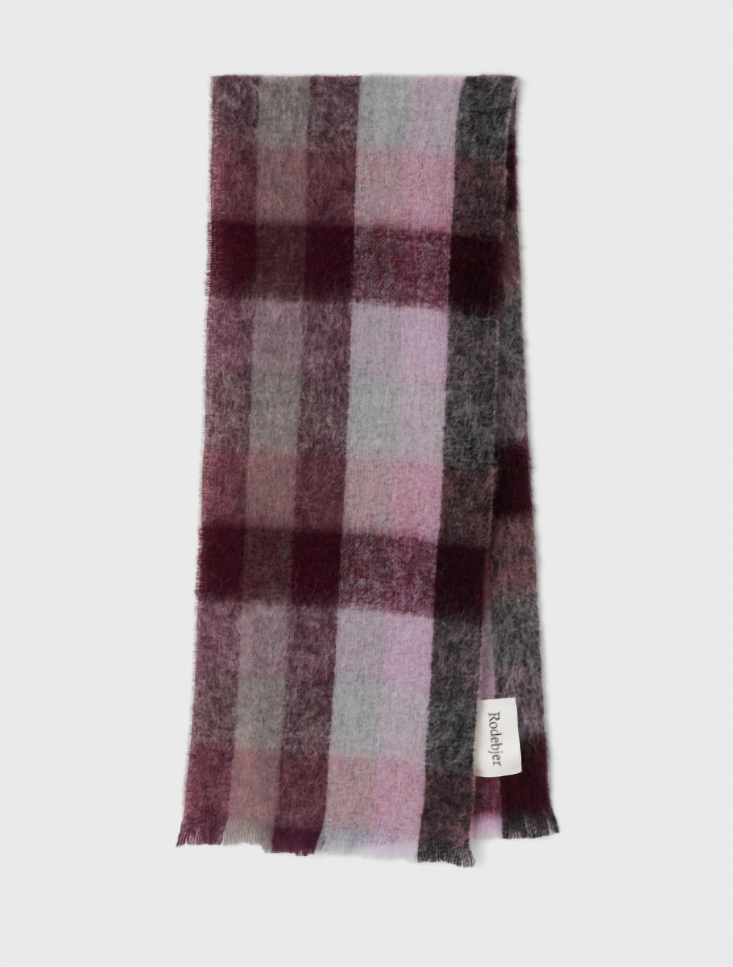 Rodebjer Women's Misty Scarf in wine - women's scarf