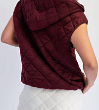 Rae Mode - Quilted Hoodie Vest