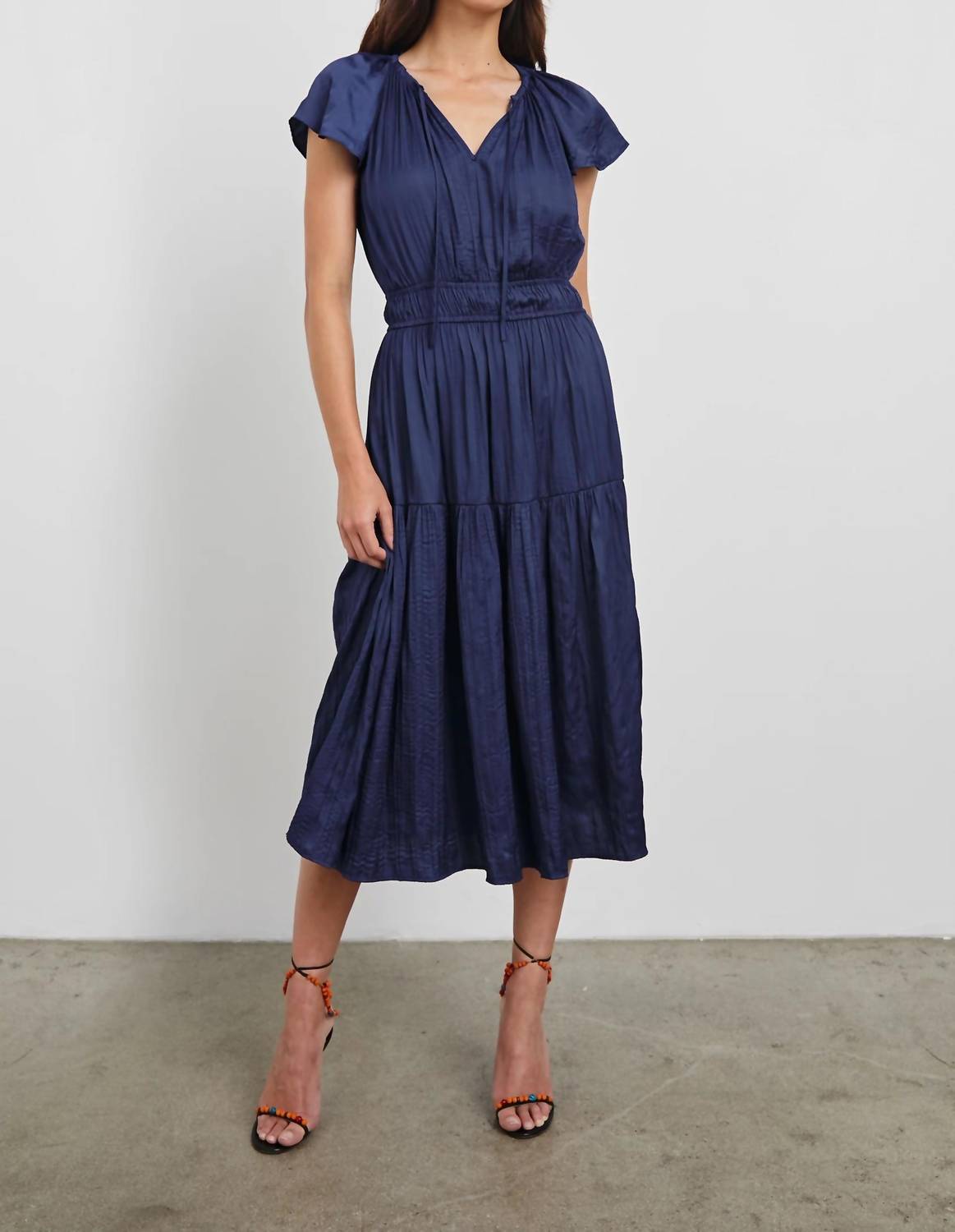 Rails - Miriellle Luxurious Crinkle Satin Dress