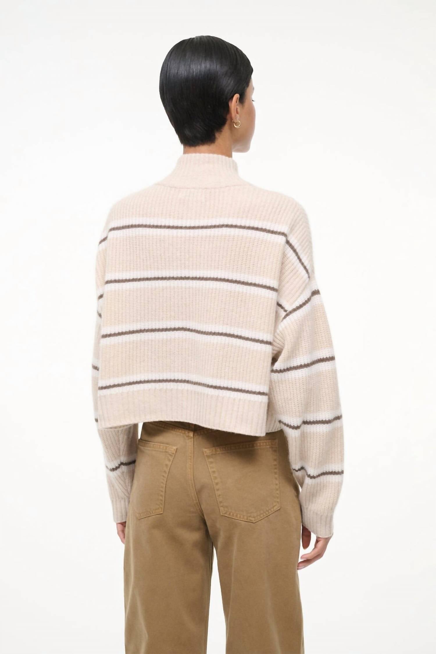 Staud - Cropped Hampton Cashmere Sweater