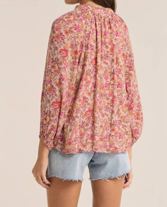 Z Supply - Women's Carine Lima Floral Top