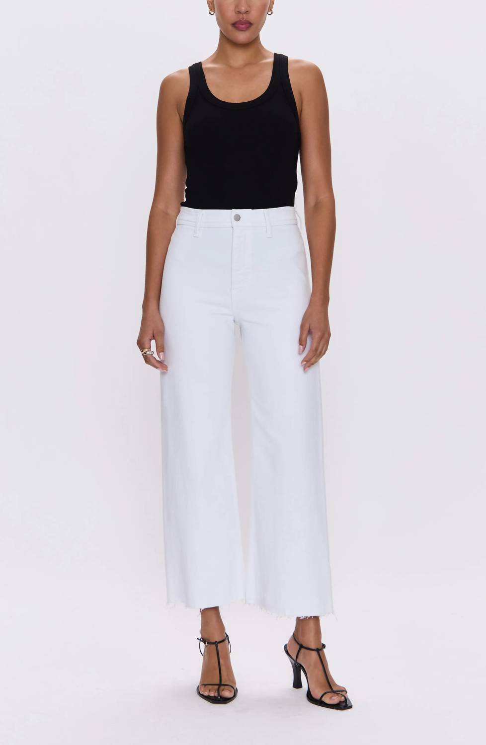 Pistola - Penny High Rise Wide Leg Crop Jeans