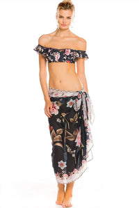 Agua Bendita - Women's Marine Jasmine Cover Up Sarong