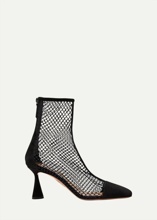 Aquazzura - Women's Amore Net Ankle Bootie