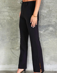Venti6 - Classic Trouser With Side Slit