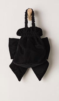 Free People - Women's Belle Velvet Bow Bag