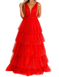Vienna Prom - TULLE LONG PROM DRESS