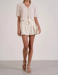 Elan - Button Front Amelia Shorts