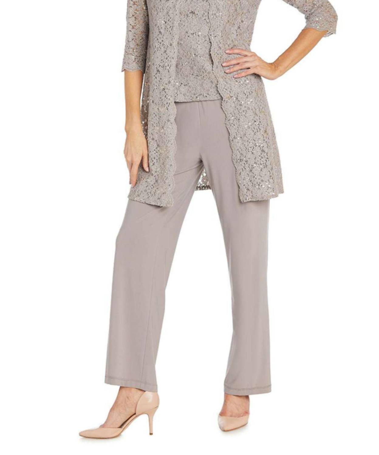 R&M Richards - Embellished Dressy 3 Piece Pants Set