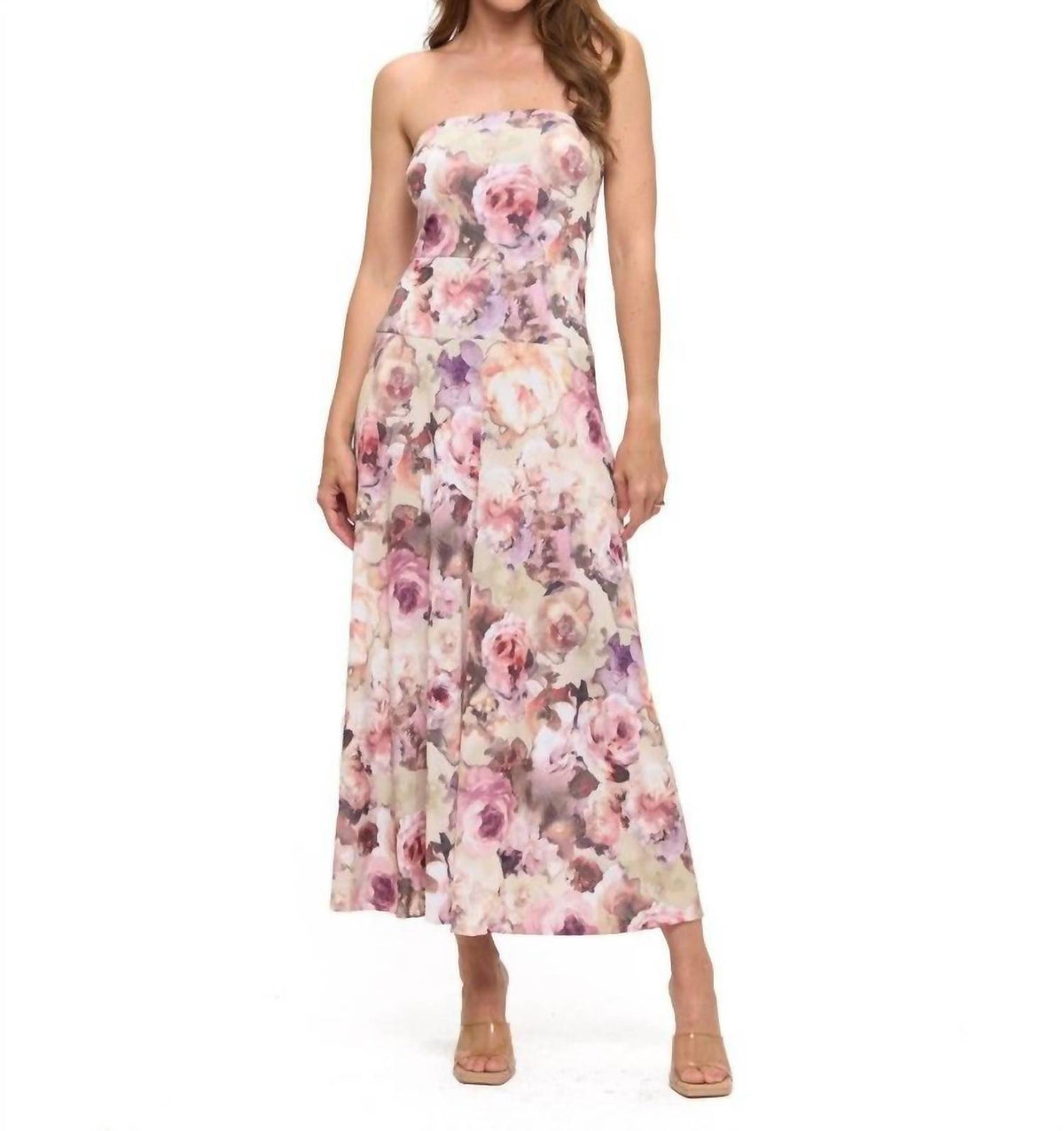 Ariella - Tube Flare Maxi Dress