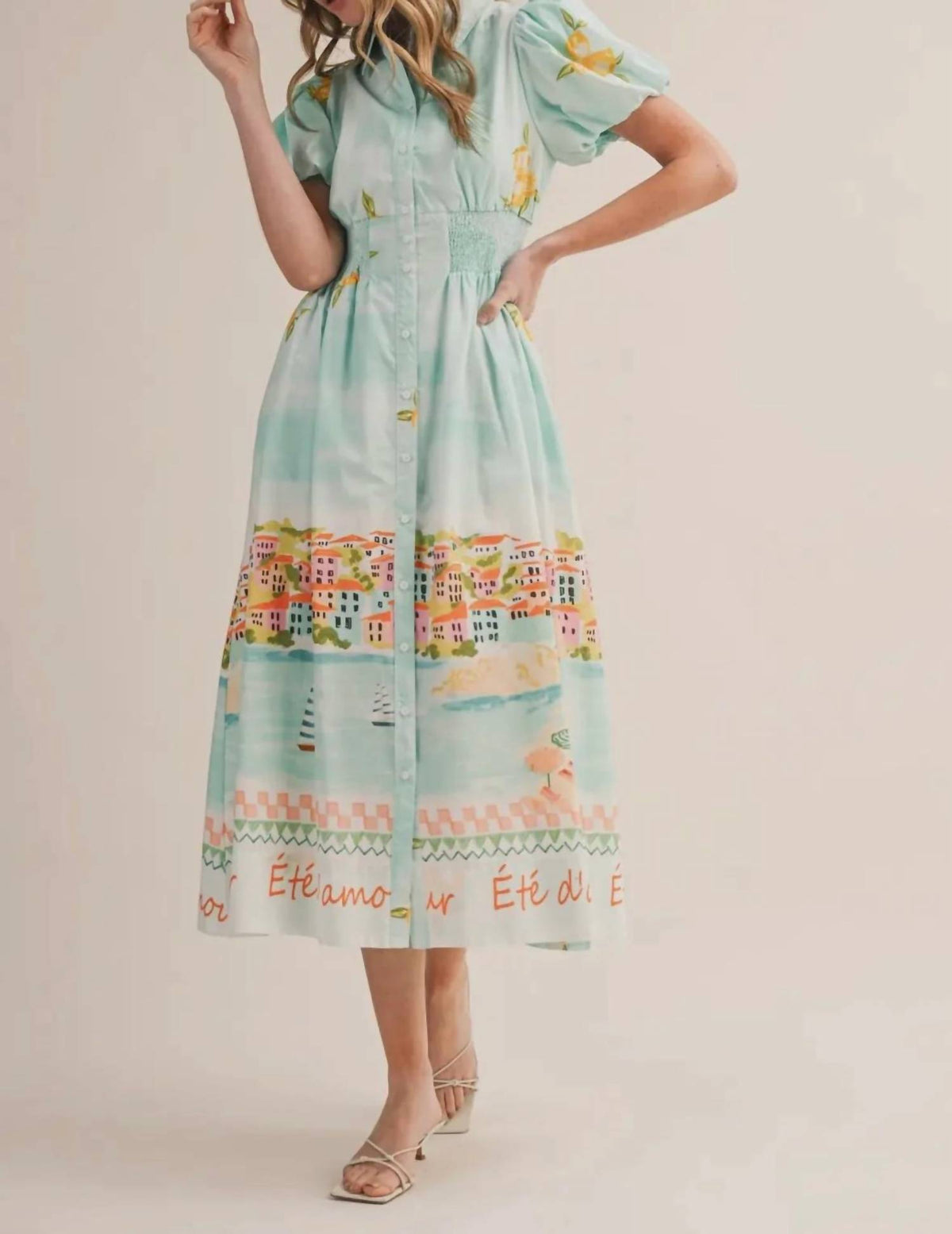&Merci - Summer Of Love French Midi Dress