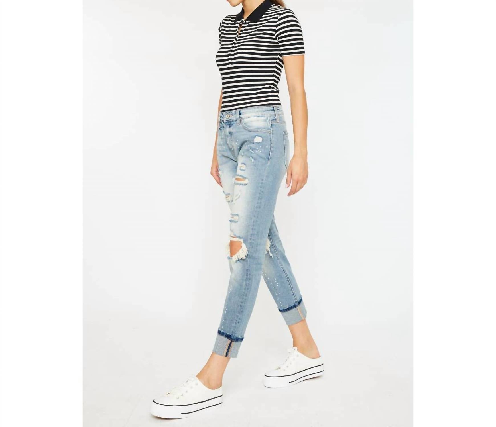 Kancan - High Rise Boyfriend Jeans