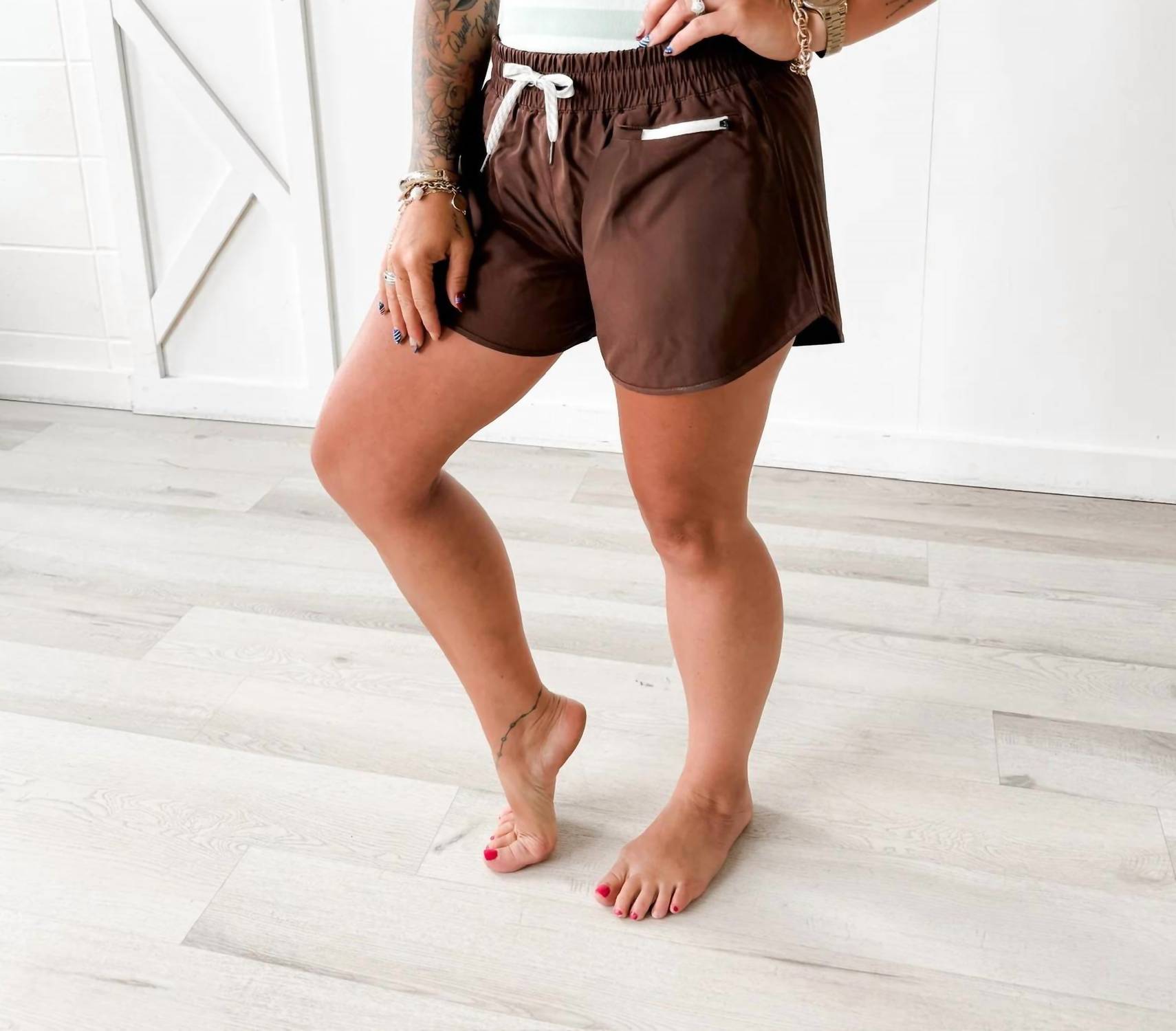 Zenana - Becca Woven Lined Shorts