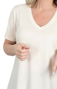 Pure Essence - Bamboo V-Neck Tee