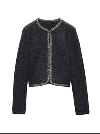Rag & Bone - Davies Metallic-Trim Cardigan