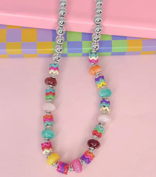Treasure Jewels - Women's Sweet Chaos Beaded Necklace