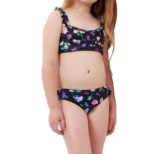 Gottex - Girls Ruffle Bralette Bikini Top with Matching Bikini Bottom