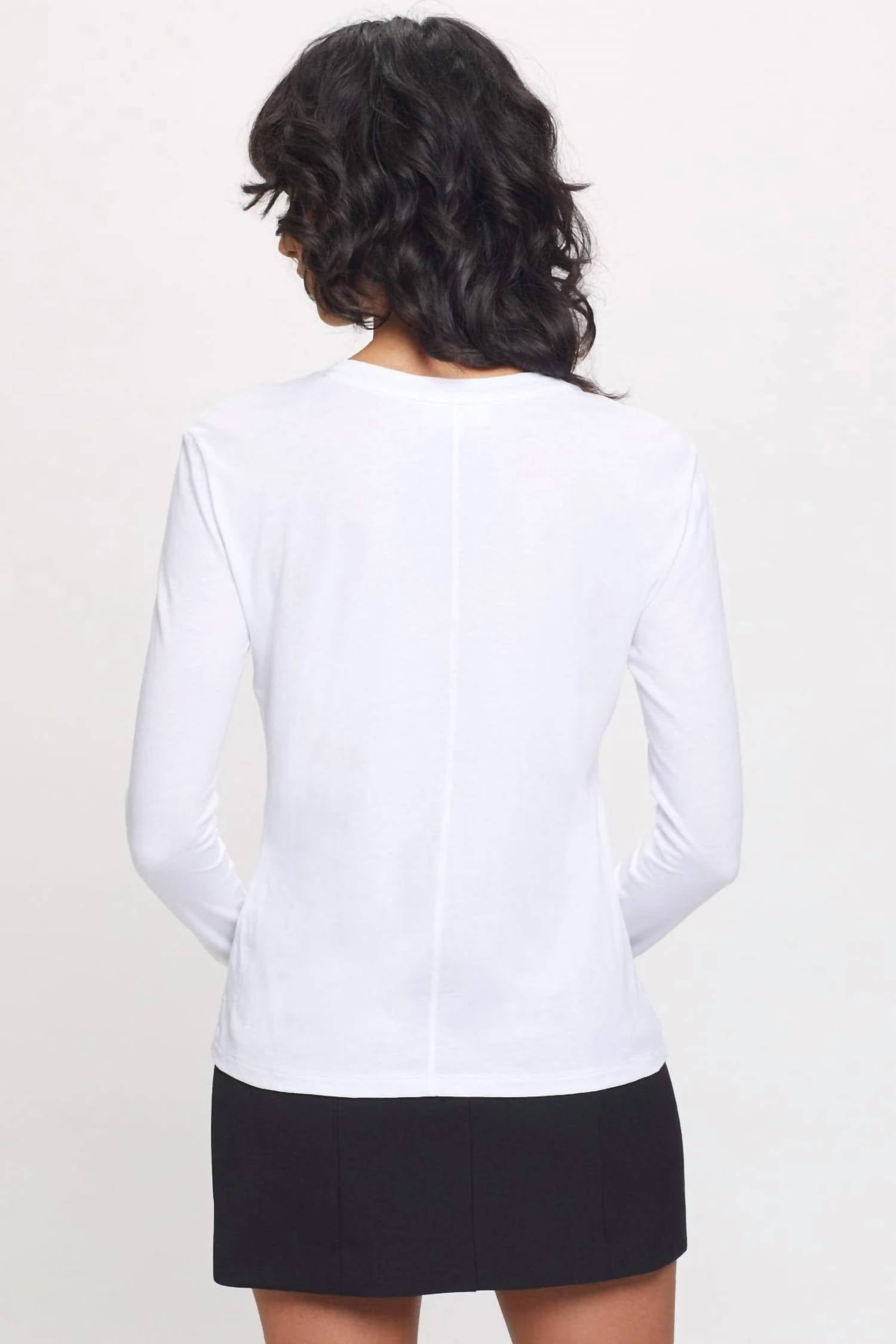 Goldie - Organic Crewneck Long Sleeve Tee