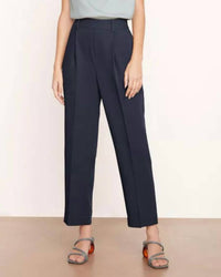 Vince Mid Rise Tapered Pull On Pant in coastal - women's pants - detail view